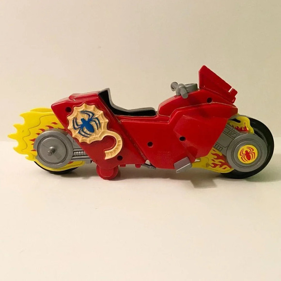 Vintage 1996 Toy Biz Marvel Comics Spiderman  Motorcycle Loose Toy - Picture 4 of 14